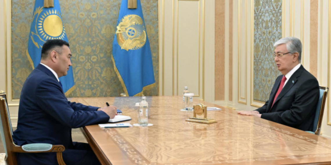 Глава государства принял председателя КНБ Ермека Сагимбаева