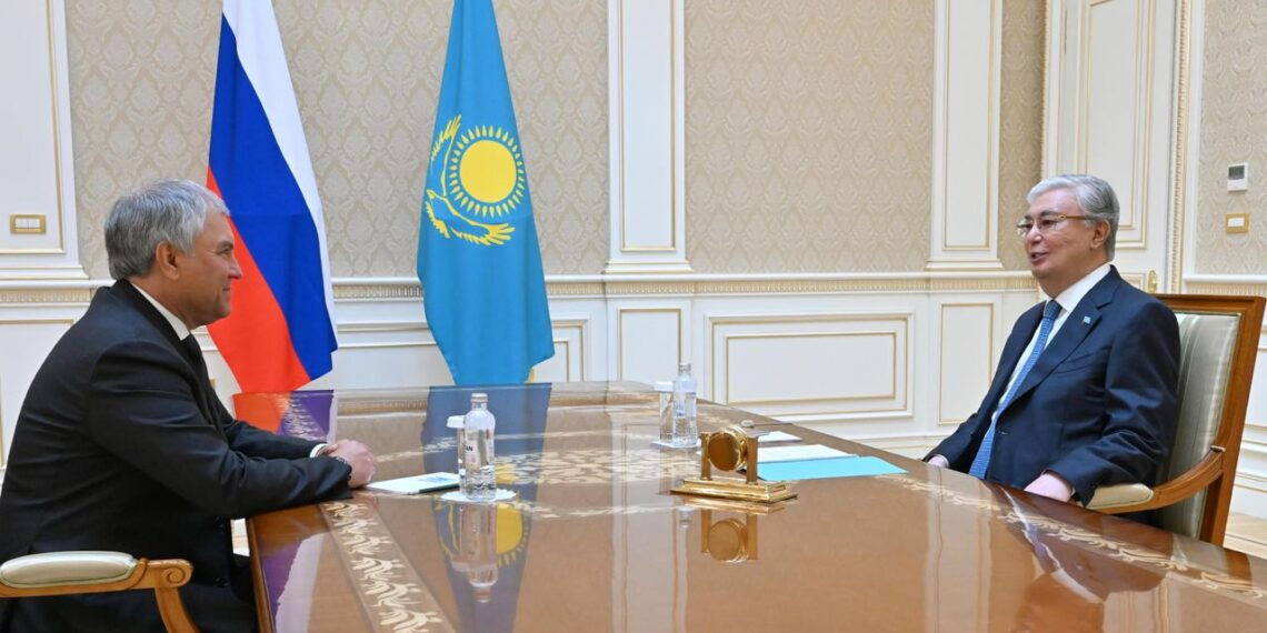 Глава государства принял Председателя Госдумы России