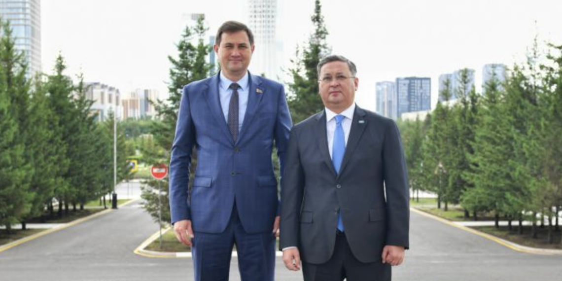 В Астане состоялась встреча глав МИД Казахстана и Беларуси