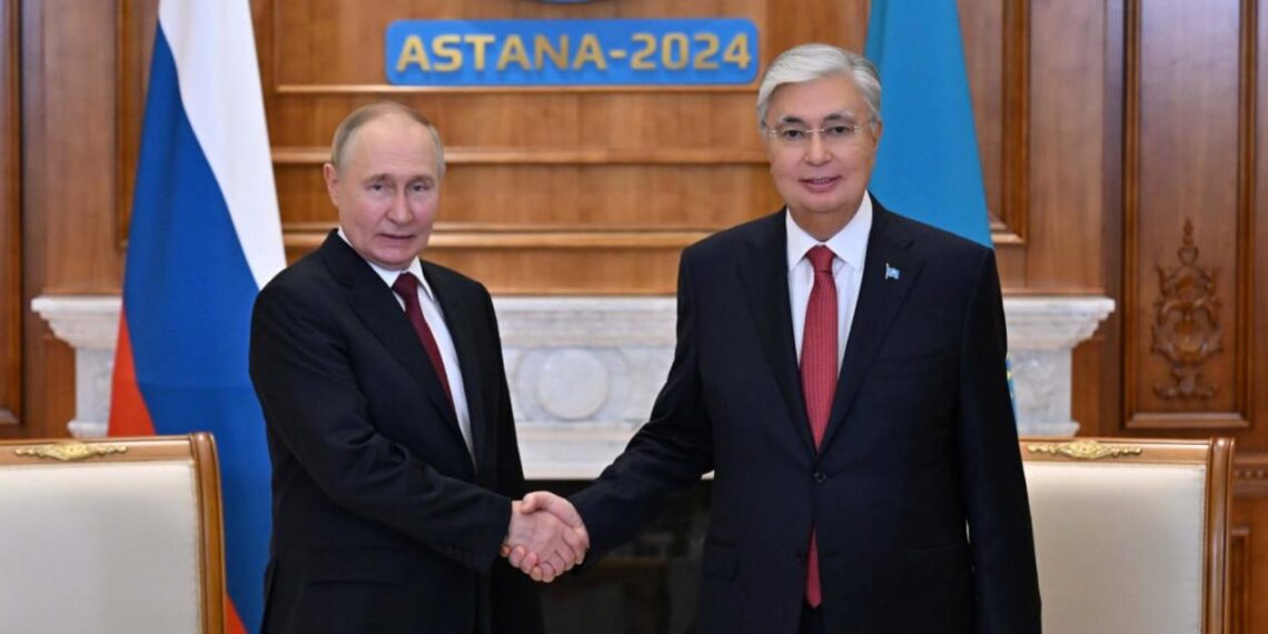 Токаев провел встречу с Президентом Российской Федерации