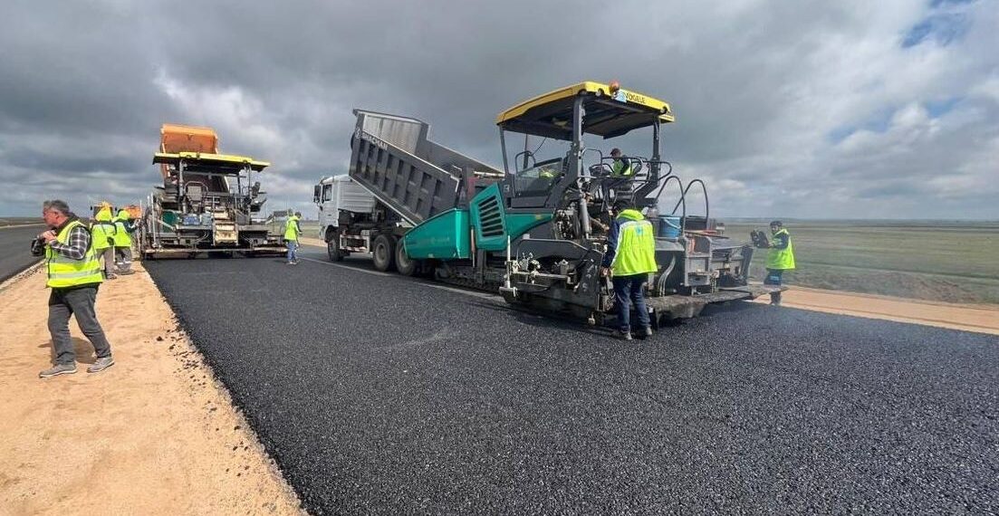 Работы по реконструкции дороги соединяющей Актобе и Кандыагаш находятся на финальном этапе