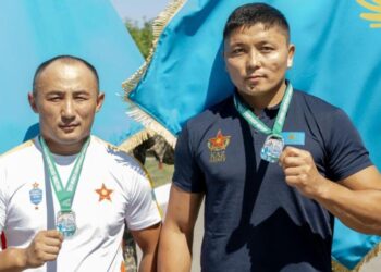 Казахстанские десантники-гиревики успешно выступили на ЧМ в Кыргызстане