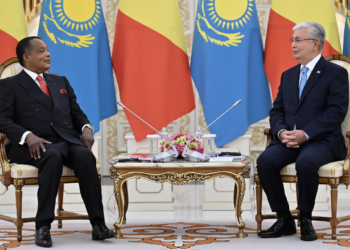 Глава государства провел встречу с Президентом Республики Конго Дени Сассу-Нгессо