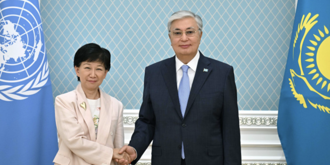 Глава государства принял заместителя Генсека ООН, Высокого представителя по вопросам разоружения