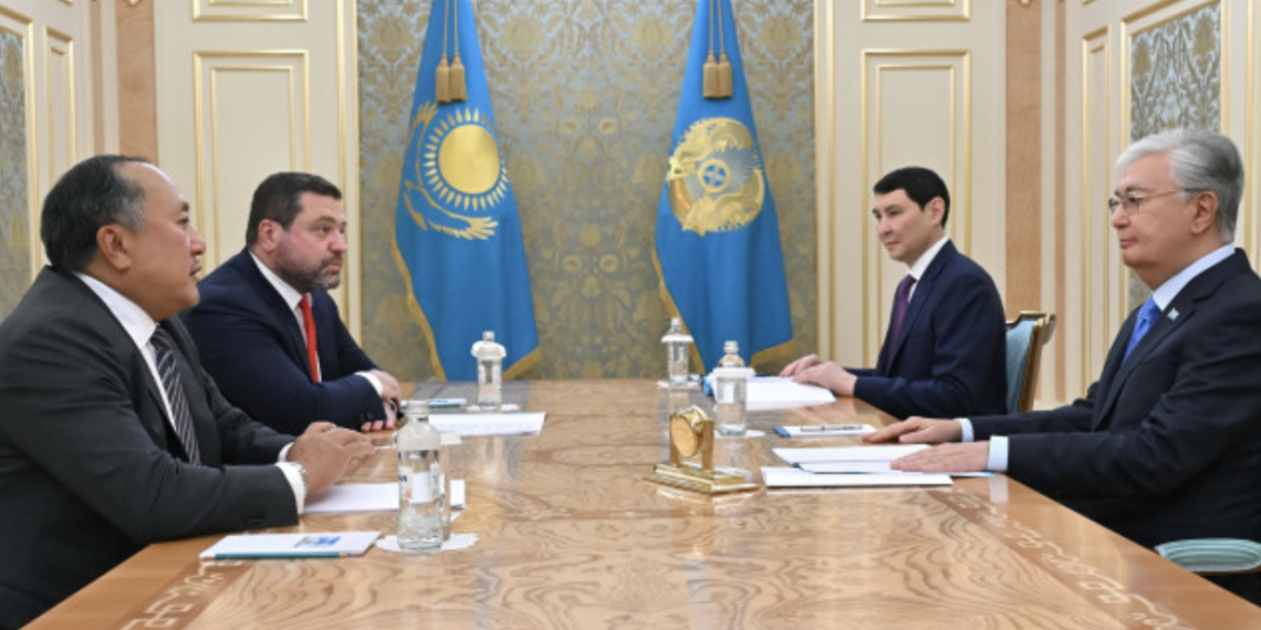 Касым-Жомарт Токаев принял основателей компании Kaspi.kz