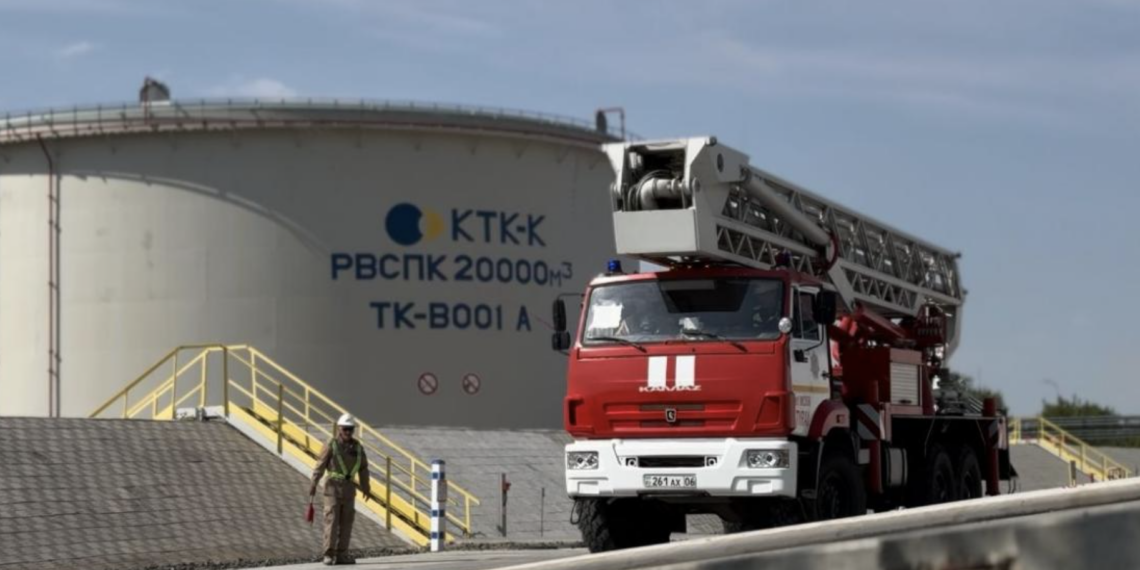 В Атырауской области проведено пожарно-тактическое учение МЧС