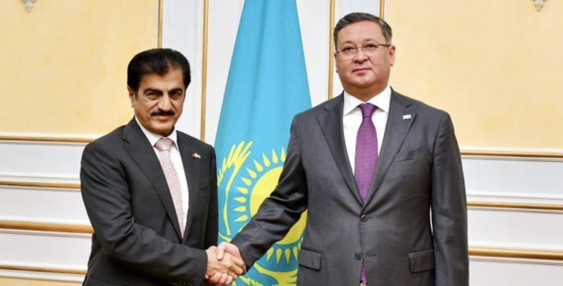 Глава МИД Казахстана принял Посла Катара