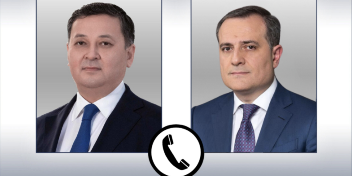 Главы МИД Казахстана и Азербайджана провели телефонный разговор