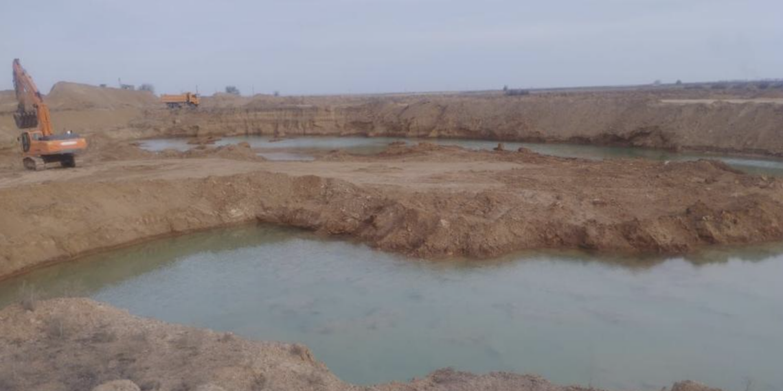 Факт незаконного снятия плодородного слоя почвы зафиксирован в Туркестанской области