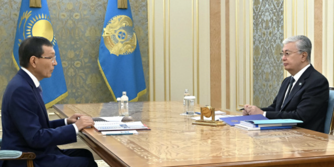 Касым-Жомарт Токаев принял председателя ЦИК