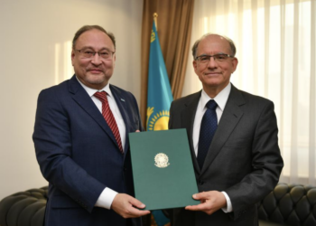 Посол Бразилии в Казахстане вручил копии верительных грамот