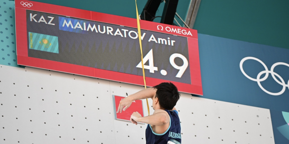 Скалолаз Амир Маймуратов стал серебряным призером этапа Кубка мира в Сеуле