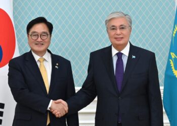 Токаев провел встречу с председателем Национальной Ассамблеи Республики Корея