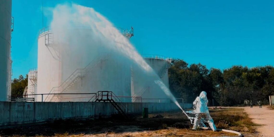 В Алматинской области прошли пожарно-тактические учения