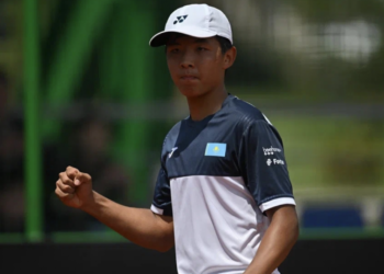 Теннисист Зангар Нурланулы пробился в полуфинал юниорского турнира в Корее