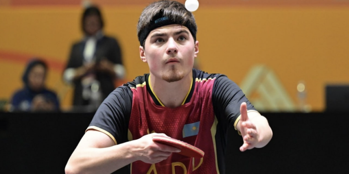 Алан Курмангалиев стал двукратным призером турнира по настольному теннису в Венгрии