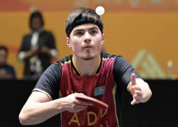 Алан Курмангалиев стал двукратным призером турнира по настольному теннису в Венгрии