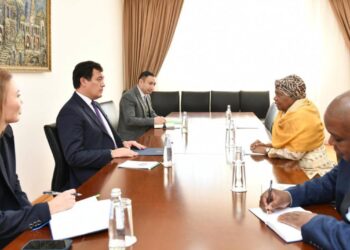 В МИД РК состоялся прием Посла ЮАР по случаю завершения ее дипмиссии