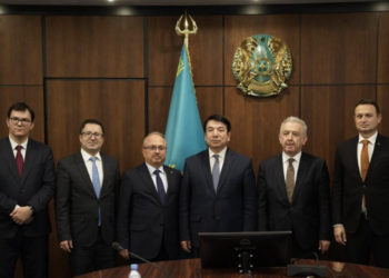 Глава Минпросвещения провел встречу с послом Турции в Казахстане