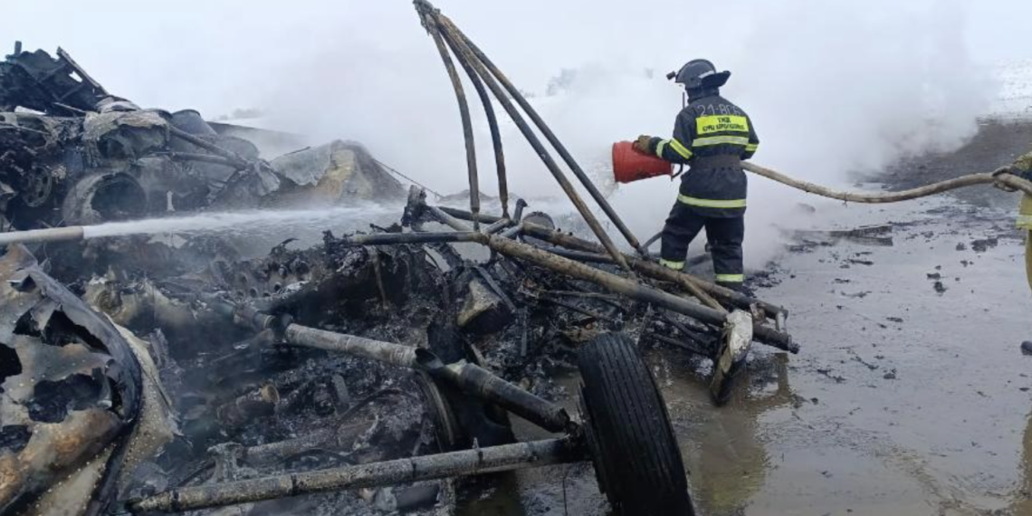 Один человек погиб при «жесткой посадке» вертолета МИ-8 в Казахстане