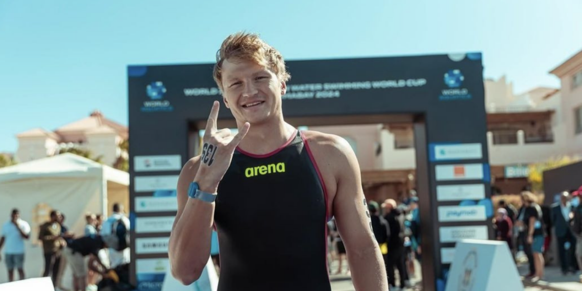 Казахстанец Лев Черепанов стал бронзовым призером ЧА по плаванию на открытой воде