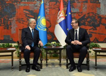 Глава государства провел переговоры с Президентом Сербии в узком составе