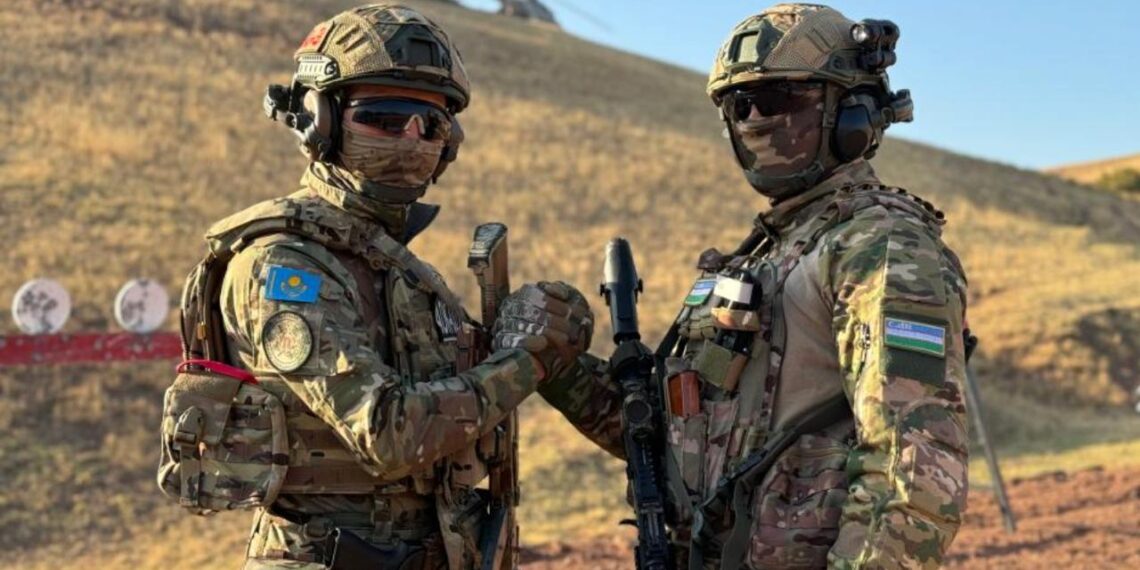 Подразделения Сил специальных операций Казахстана участвуют в совместном учении в Узбекистане