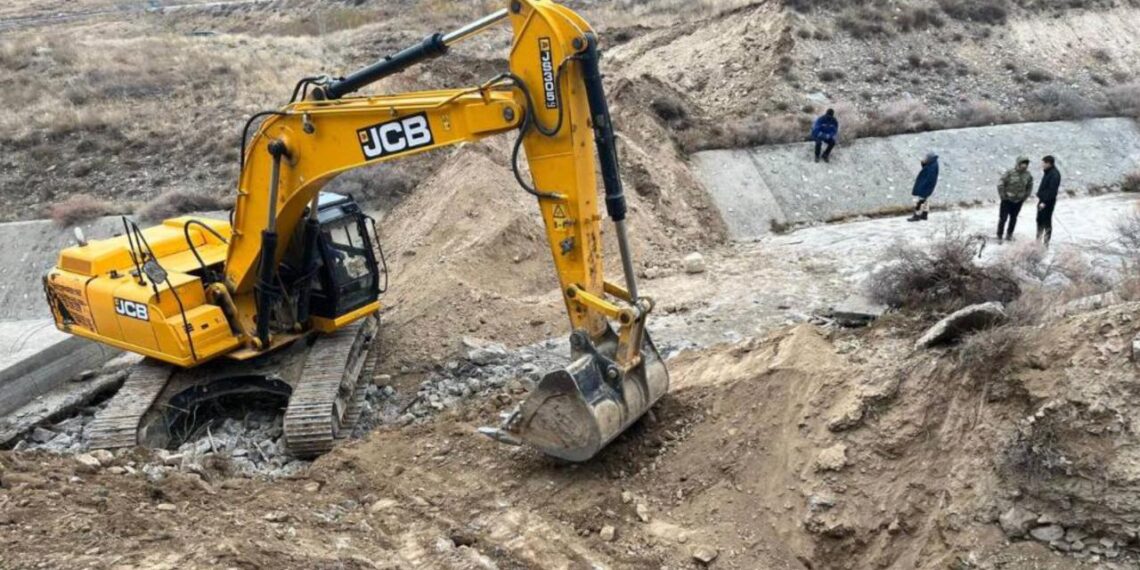 «Казводхоз» восстановил водосброс Торланского водохранилища