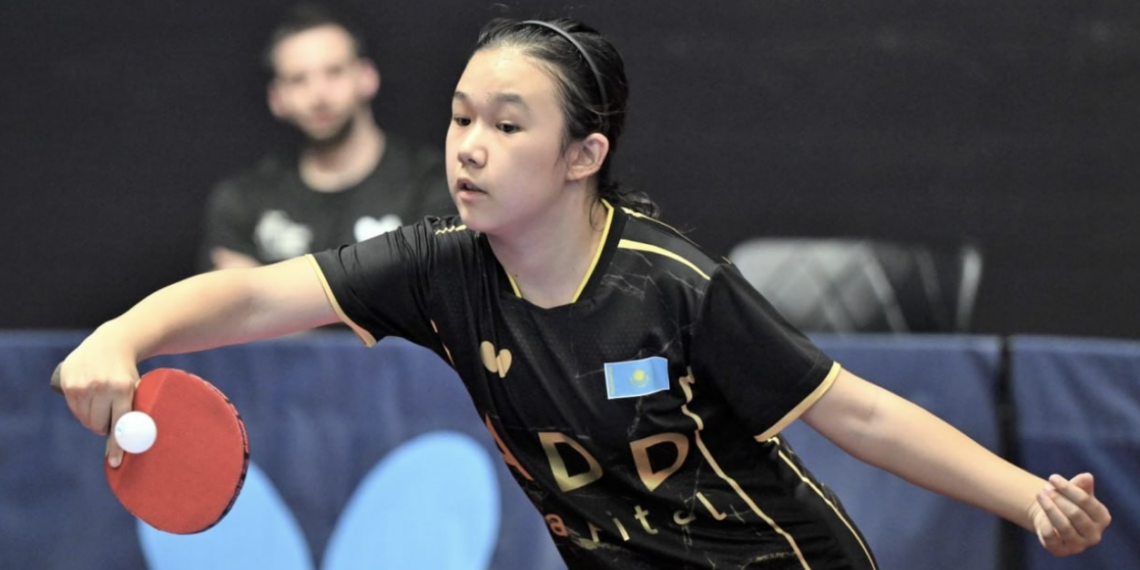 Жания Бекмухамбетова завоевала золотую медаль на турнире по настольному теннису в Венгрии