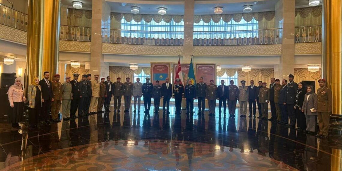 Делегация Национального колледжа обороны Омана посетила военный вуз в Астане