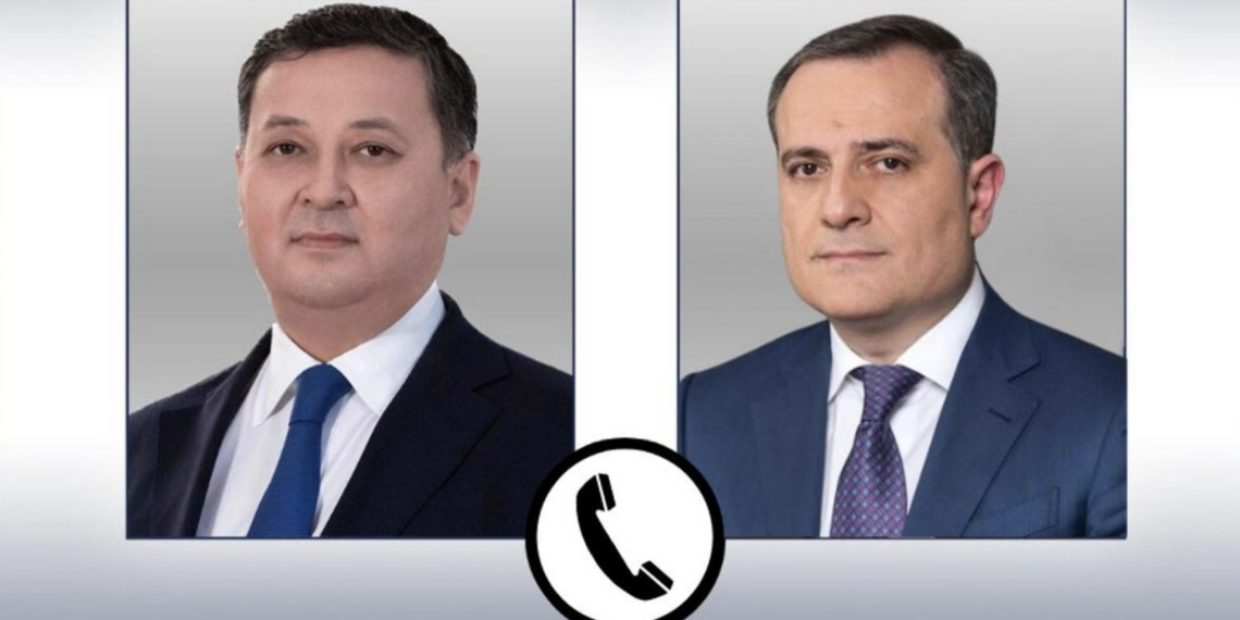 Главы МИД Казахстана и Азербайджана провели телефонный разговор