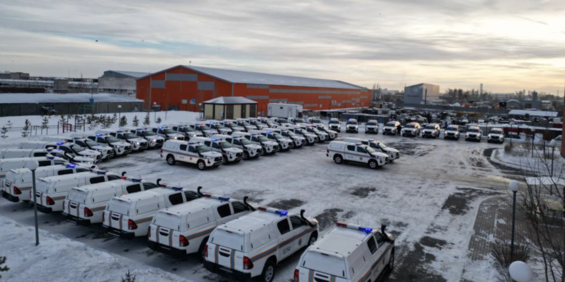 В ближайшие дни автопарк МЧС пополнят 45 новых специализированных автомобилей