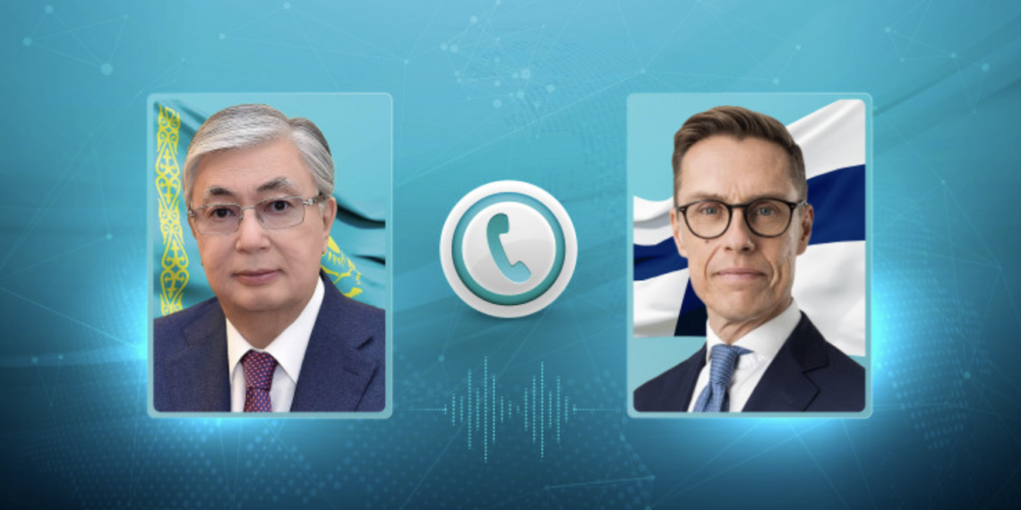 Касым-Жомарт Токаев провел телефонный разговор с президентом Финляндии