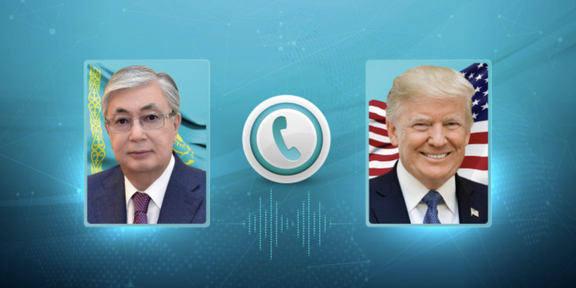 Глава государства провел телефонный разговор с избранным президентом США