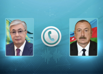 Касым-Жомарт Токаев в телефонном разговоре поздравил Президента Азербайджана с днем рождения