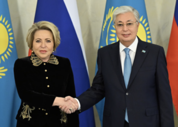 Токаев провел встречу с председателем Совета Федерации России