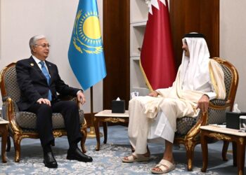 Касым-Жомарт Токаев провел встречу с Эмиром Государства Катар