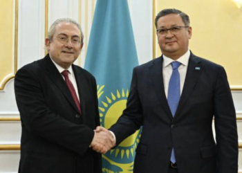 Глава МИД Казахстана Мурат Нуртлеу принял посла Кипра