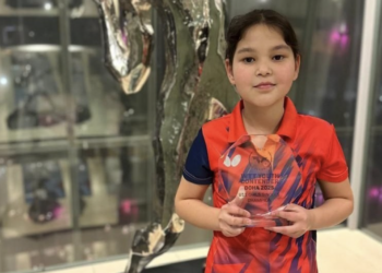 Назерке Болатбек стала чемпионом турнира по настольному теннису в Катаре