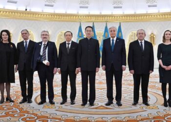 Президент Казахстана принял верительные грамоты послов ряда государств