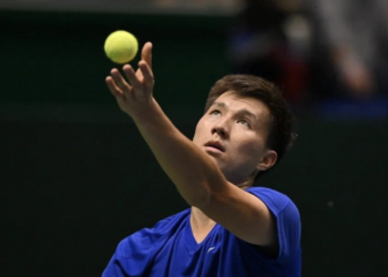Бейбит Жукаев принес сборной Казахстана по теннису еще одну победу в плей-офф «Кубка Дэвиса»