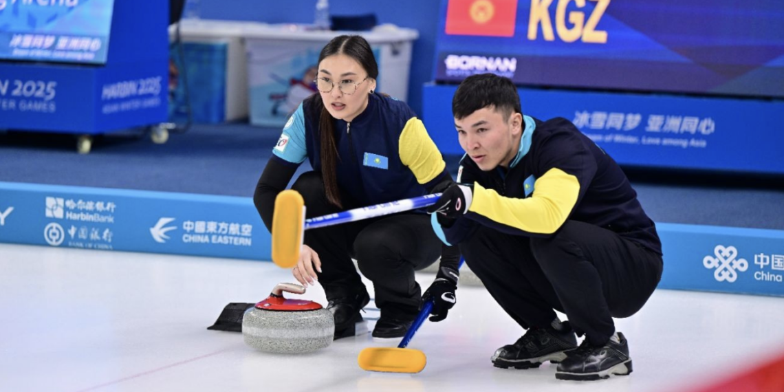 Казахстанские керлингисты одержали очередную победу на Азиатских играх в Китае