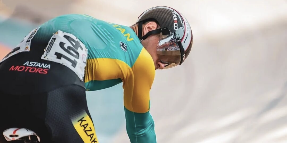 Казахстанец Кирилл Курдиди занял третье место на чемпионате Азии по велоспорту на треке