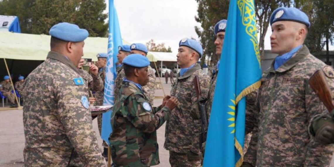 На Голанских высотах прошло награждение медалями казахстанских миротворцев