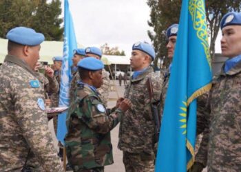 На Голанских высотах прошло награждение медалями казахстанских миротворцев