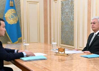 Касым-Жомарт Токаев принял председателя Высшей аудиторской палаты