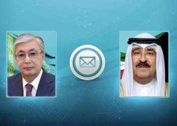 Глава государства направил поздравительную телеграмму эмиру Кувейта