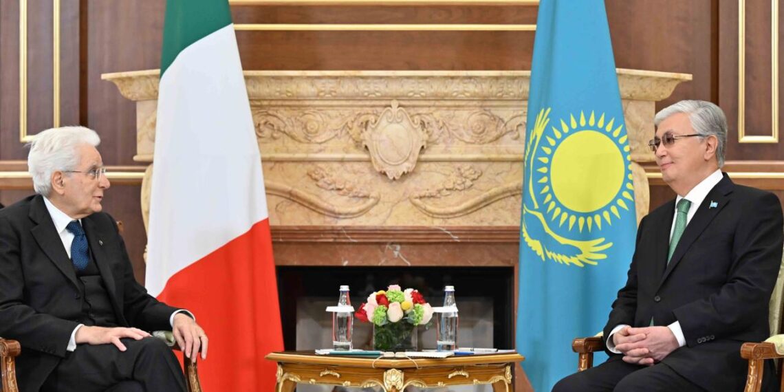 Касым-Жомарт Токаев встретился с президентом Италии