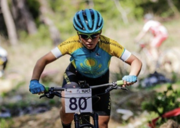 Команда РК по маунтинбайку успешно стартовала на чемпионате Азии в Гуйчжоу