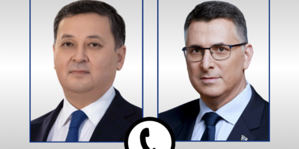 Главы МИД Казахстана и Израиля провели телефонный разговор